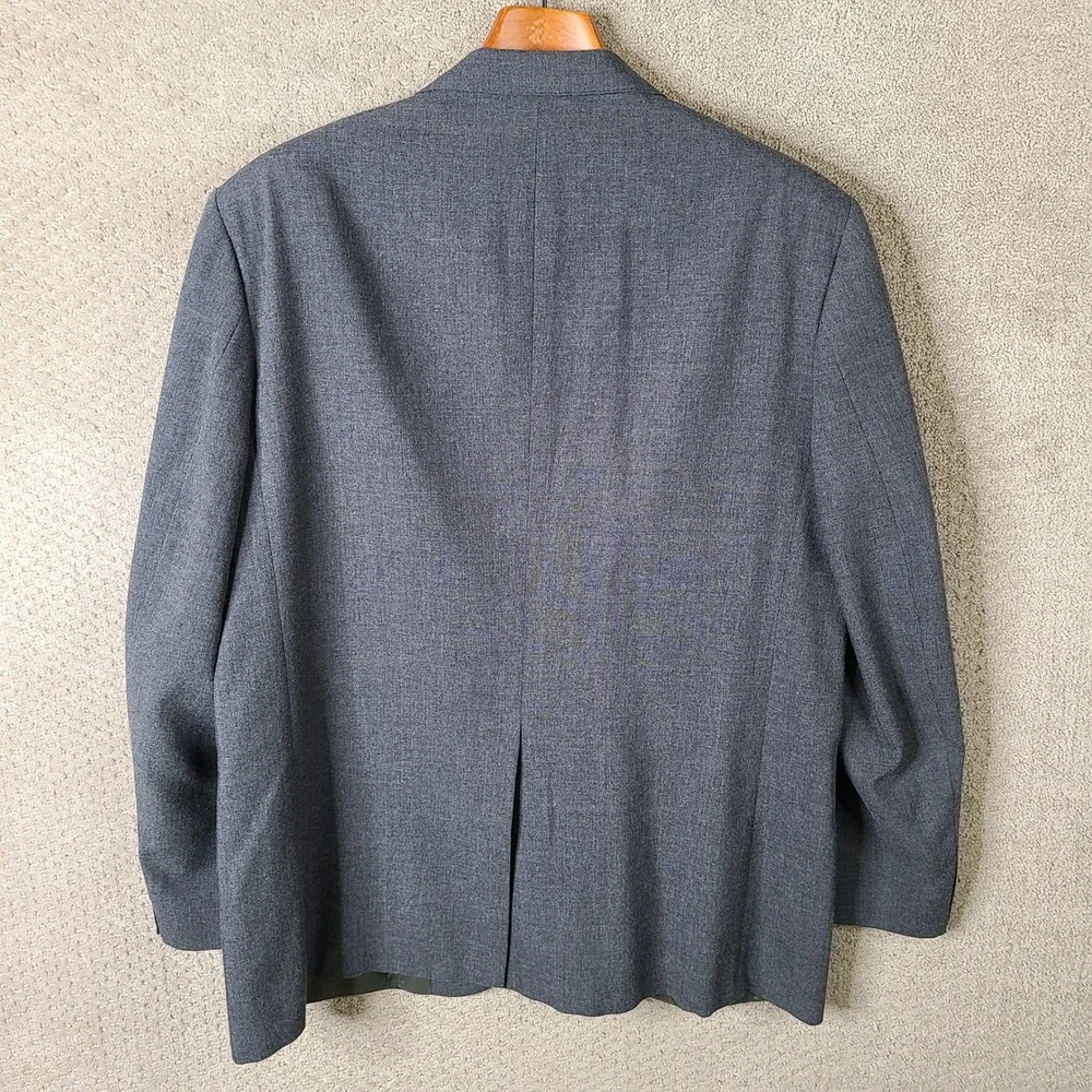 Vintage Brookford Jacket Mens 43R Gray Blazer Two Button‎ Suit Coat Formal Wear